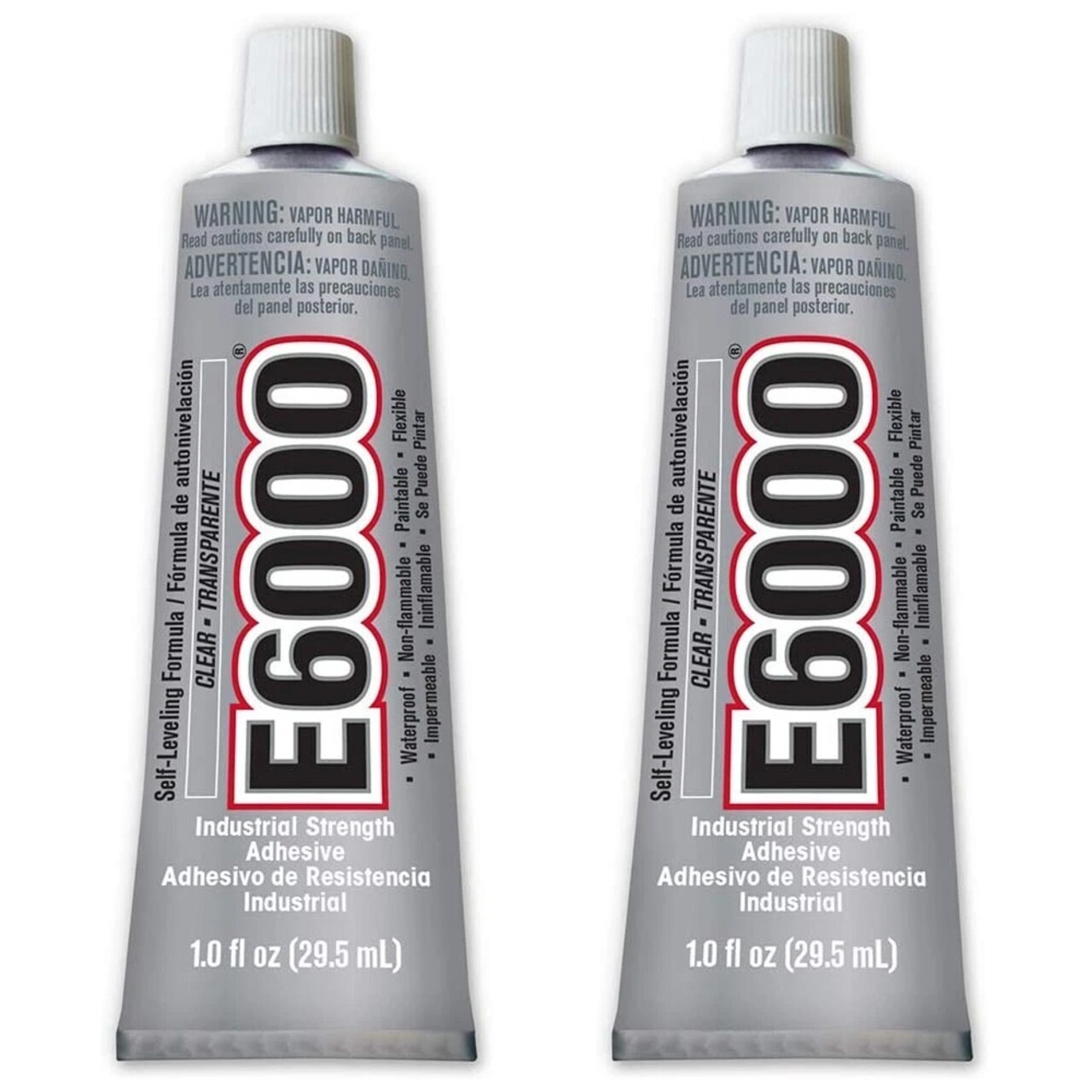 E6000 231012 Medium Viscosity Industrial Strength Adhesive 1oz. 2 Pack